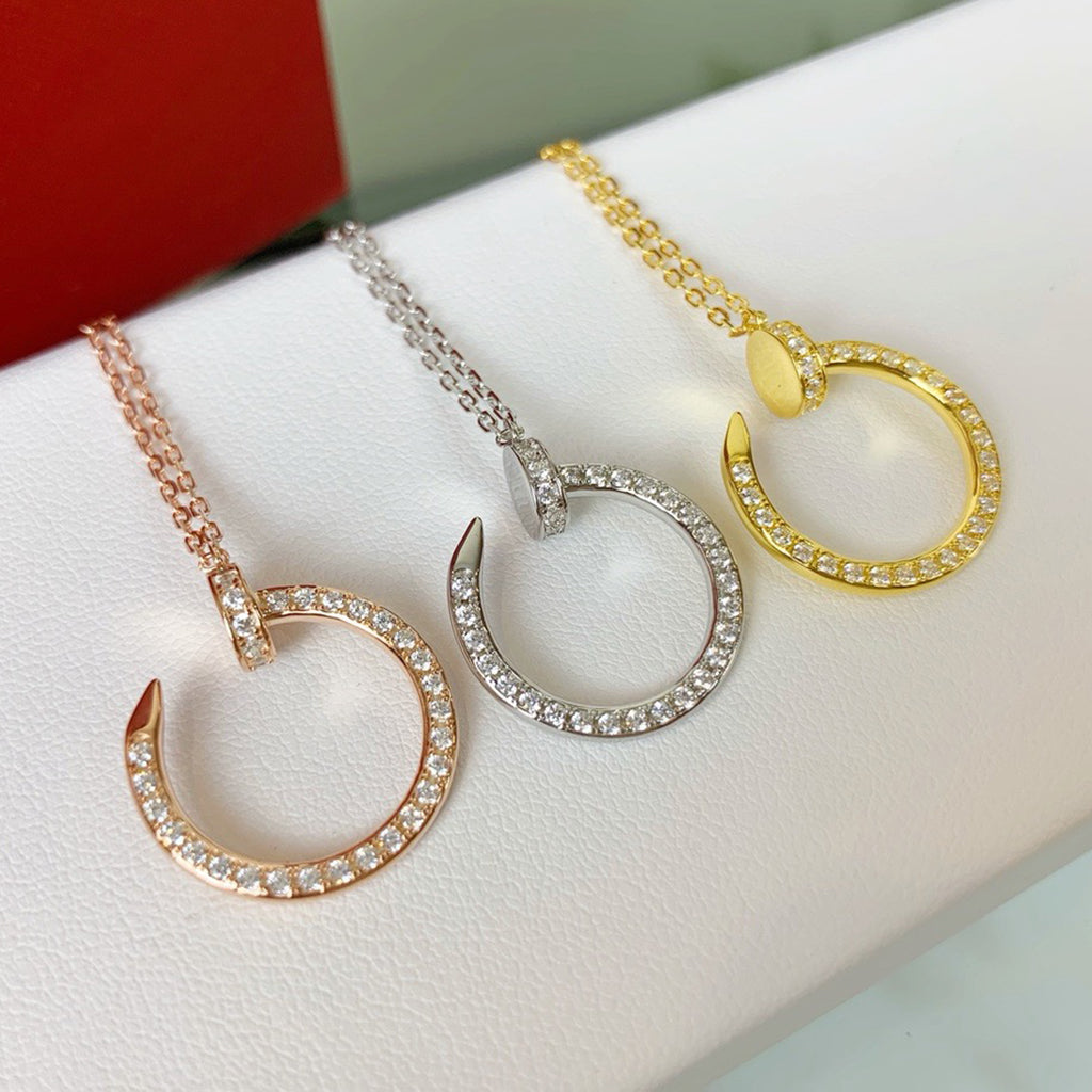 [Triumph Jewelry]JUSTE NECKLACE FULL DIAMOND