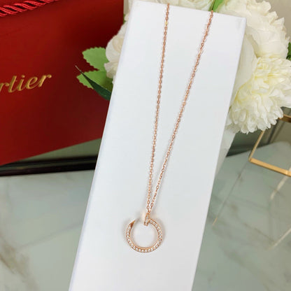 [Triumph Jewelry]JUSTE NECKLACE FULL DIAMOND