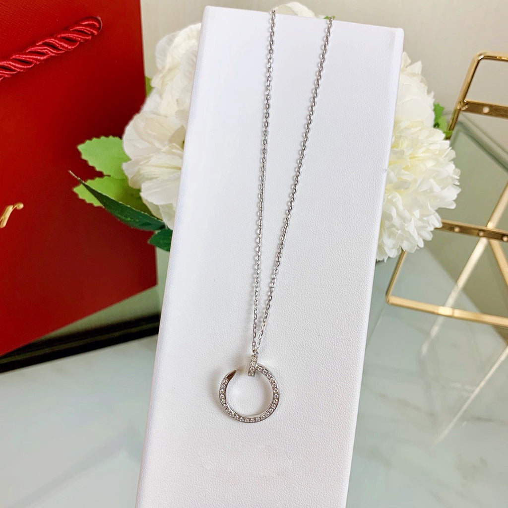 [Triumph Jewelry]JUSTE NECKLACE FULL DIAMOND