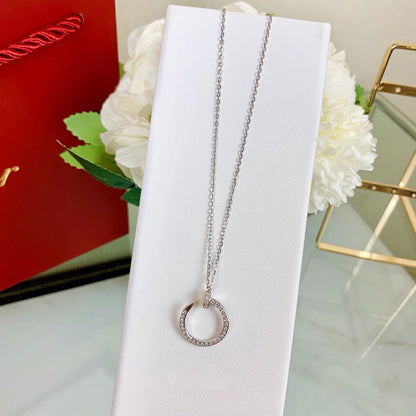 [Triumph Jewelry]JUSTE NECKLACE FULL DIAMOND