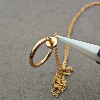 [Triumph Jewelry]JUSTE NECKLACE HALF DIAMOND