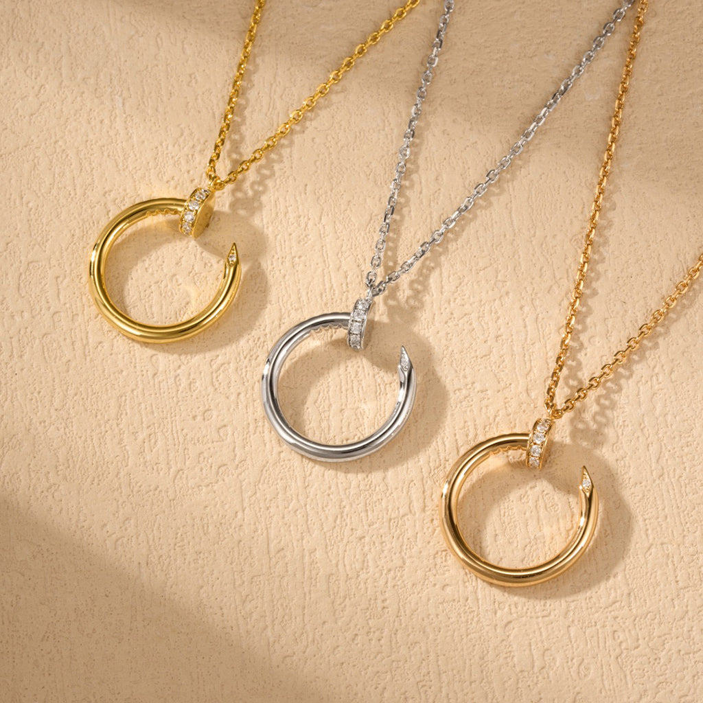 [Triumph Jewelry]JUSTE NECKLACE HALF DIAMOND