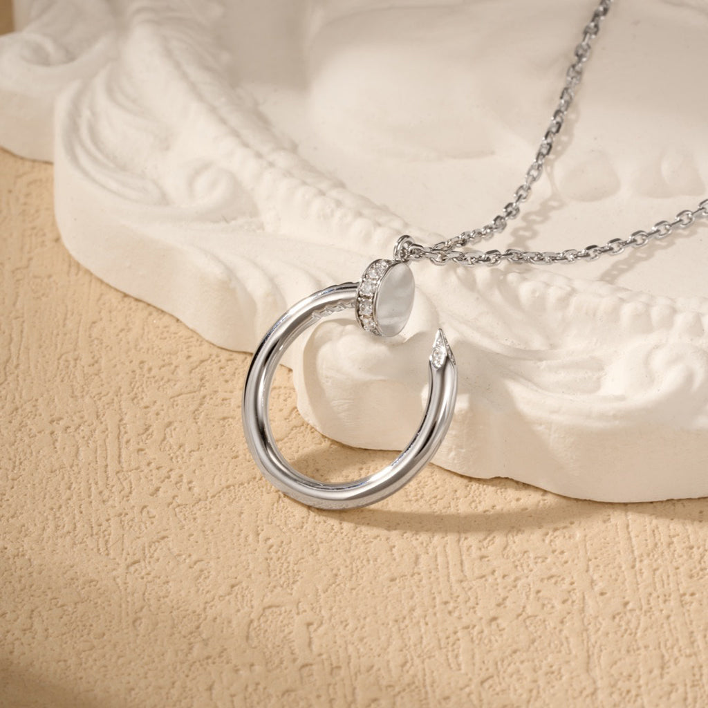 [Triumph Jewelry]JUSTE NECKLACE HALF DIAMOND