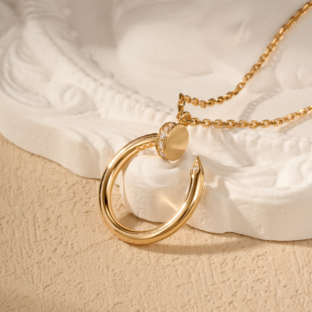 [Triumph Jewelry]JUSTE NECKLACE HALF DIAMOND