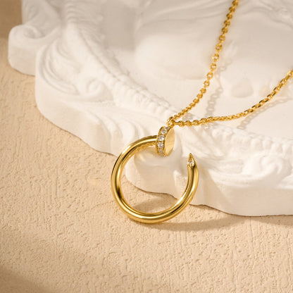 [Triumph Jewelry]JUSTE NECKLACE HALF DIAMOND