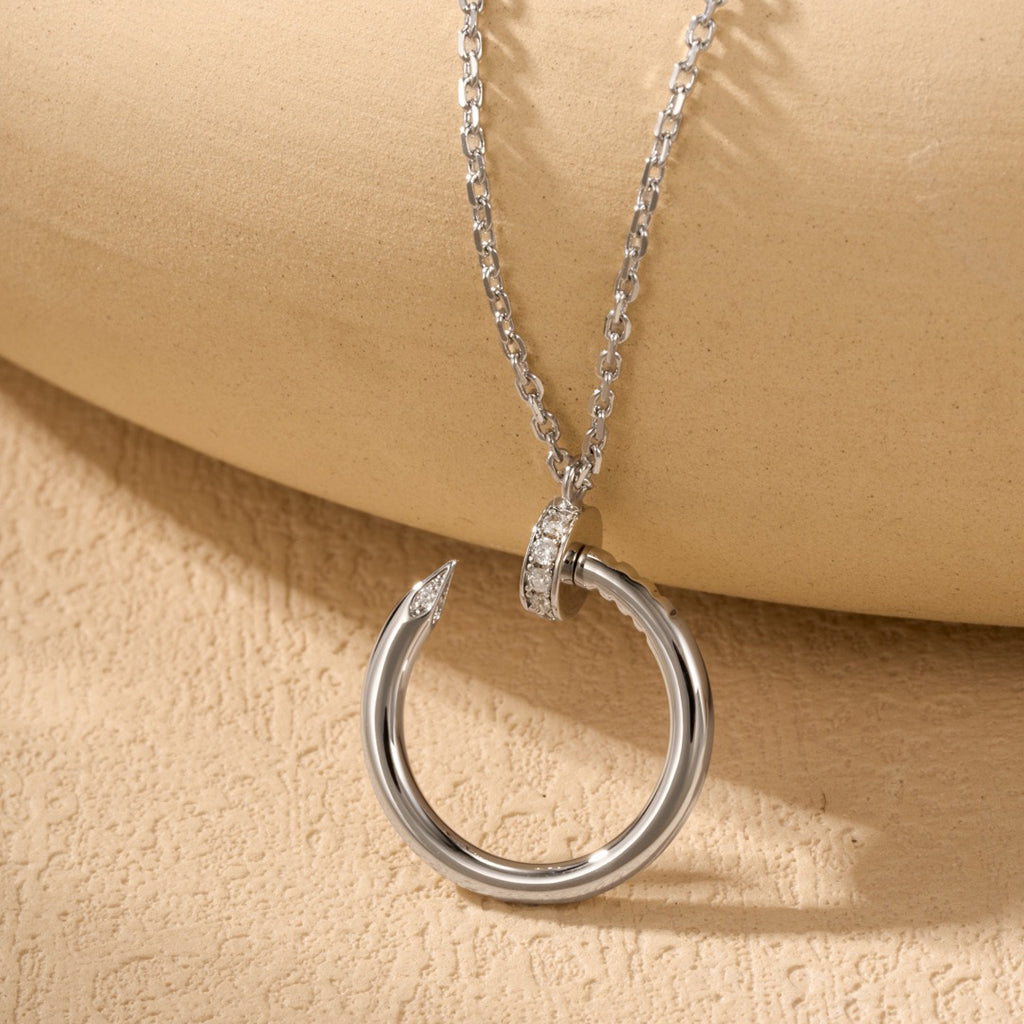 [Triumph Jewelry]JUSTE NECKLACE HALF DIAMOND