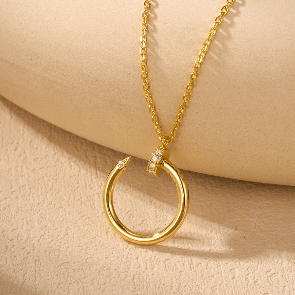 [Triumph Jewelry]JUSTE NECKLACE HALF DIAMOND