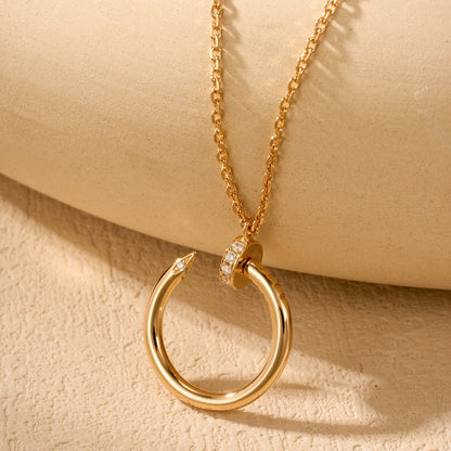 [Triumph Jewelry]JUSTE NECKLACE HALF DIAMOND