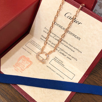 [Triumph Jewelry]JUSTE NECKLACE FULL DIAMONDS