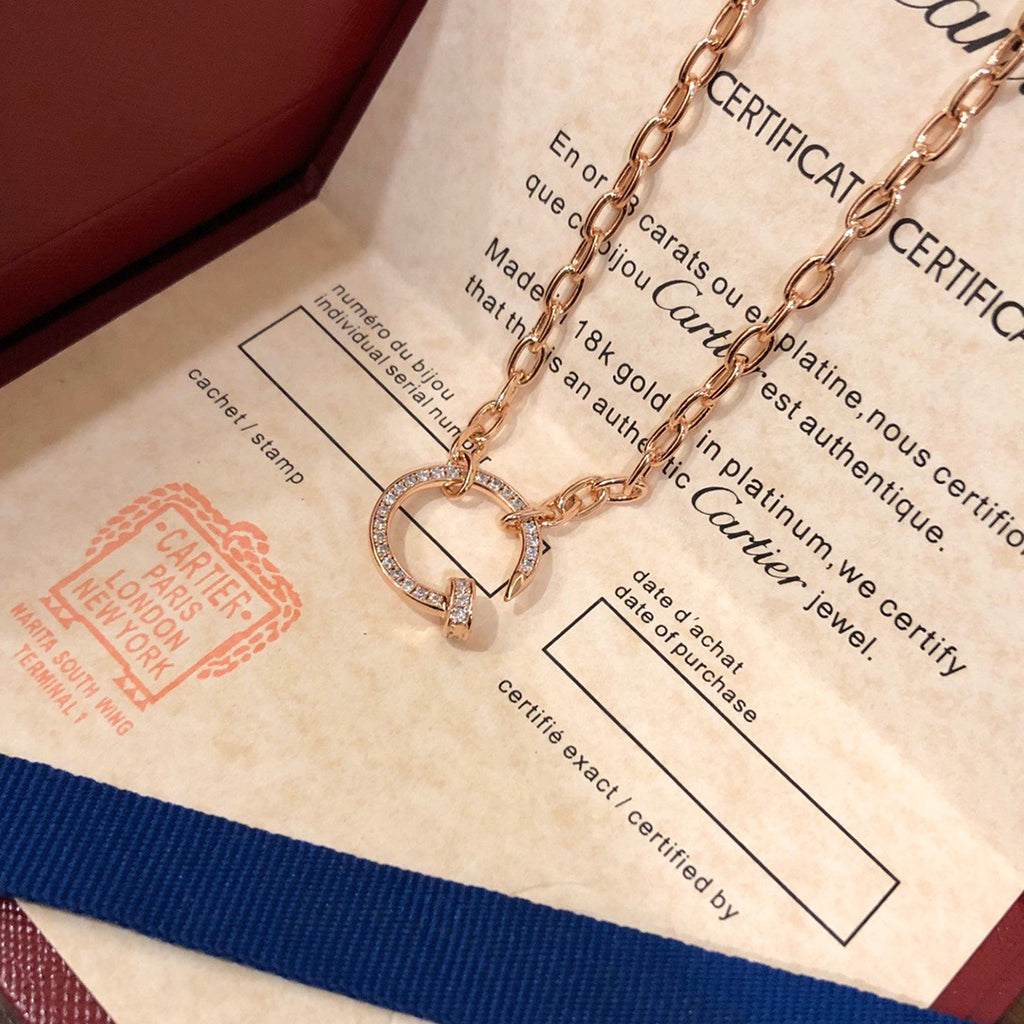 [Triumph Jewelry]JUSTE NECKLACE FULL DIAMONDS