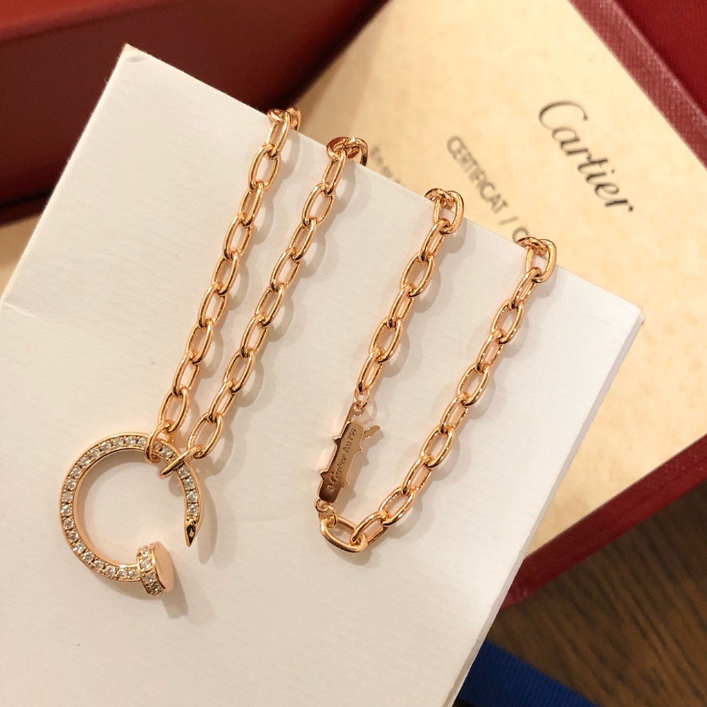 [Triumph Jewelry]JUSTE NECKLACE FULL DIAMONDS