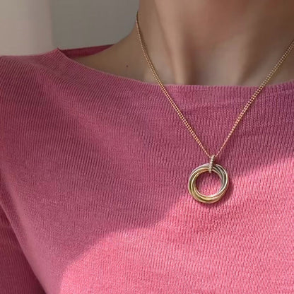 [Triumph Jewelry]TRINITY MEDIUM  DIAMONDS NECKLACE