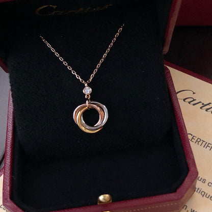 [Triumph Jewelry]TRINITY  NECKLACE 1 DIAMOND