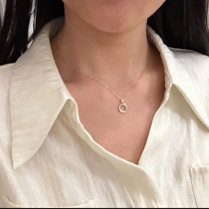 [Triumph Jewelry]TRINITY  NECKLACE 1 DIAMOND