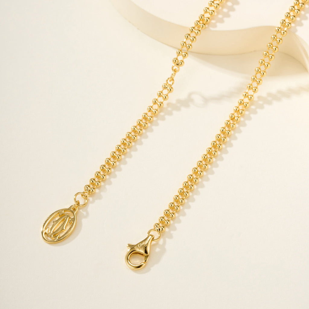 [Triumph Jewelry]TRINITY LARGE FULL DIAMOND  NECKLACE