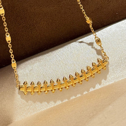 [Triumph Jewelry]CLASH  SMALL FULL DIAMOND NECKLACE