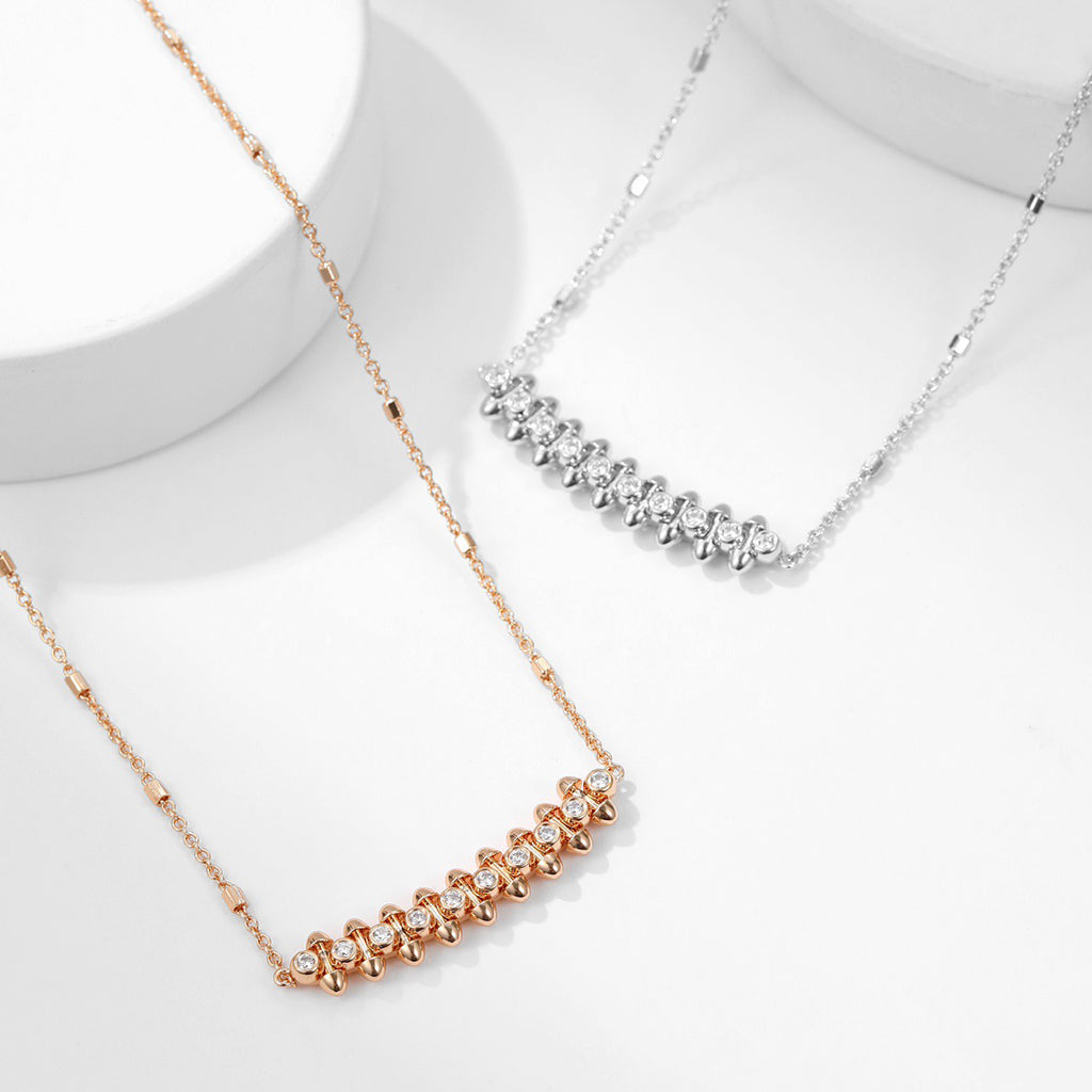 [Triumph Jewelry]CLASH  MEDIUM DIAMOND NECKLACE