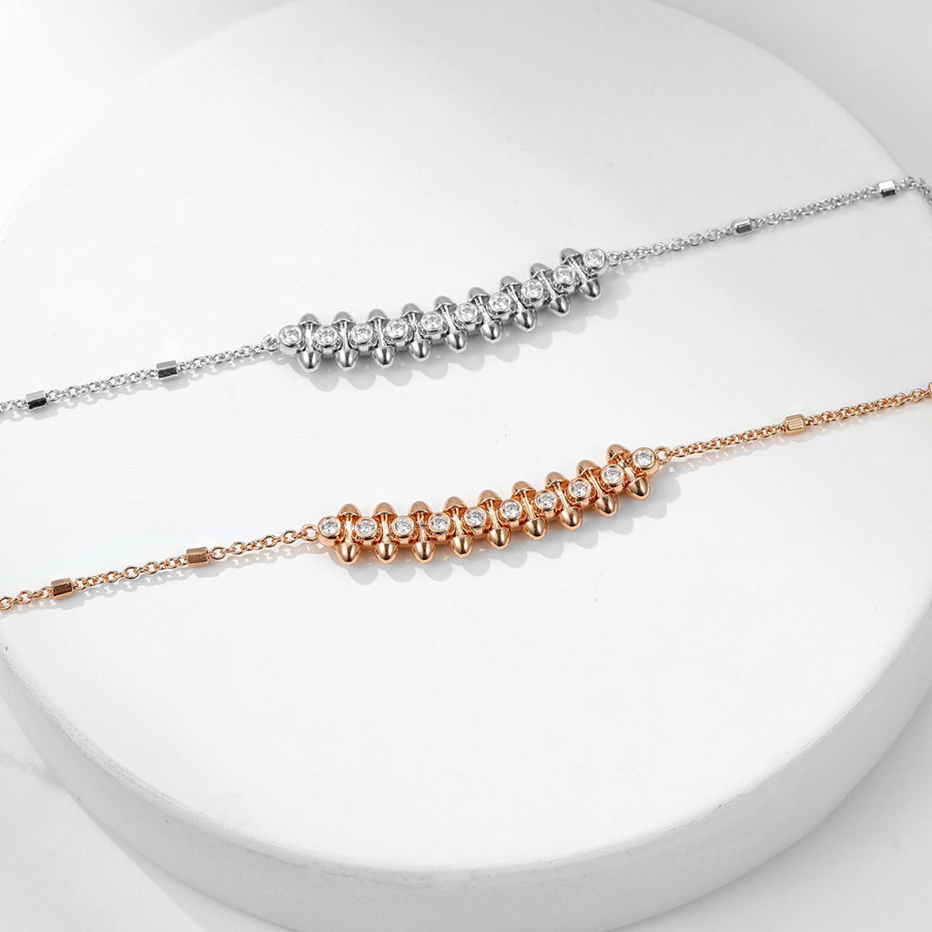 [Triumph Jewelry]CLASH  MEDIUM DIAMOND NECKLACE
