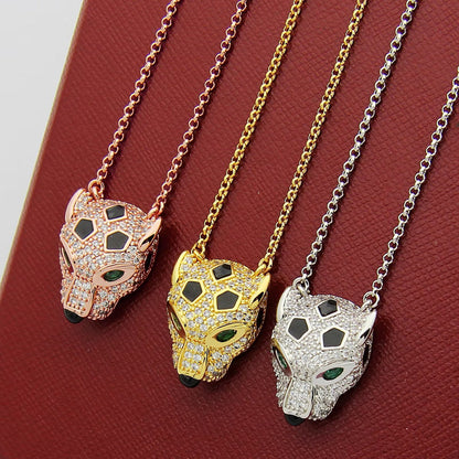 [Triumph Jewelry]PANTHERE FULL DIAMOND NECKLACE