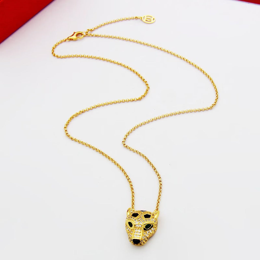 [Triumph Jewelry]PANTHERE FULL DIAMOND NECKLACE