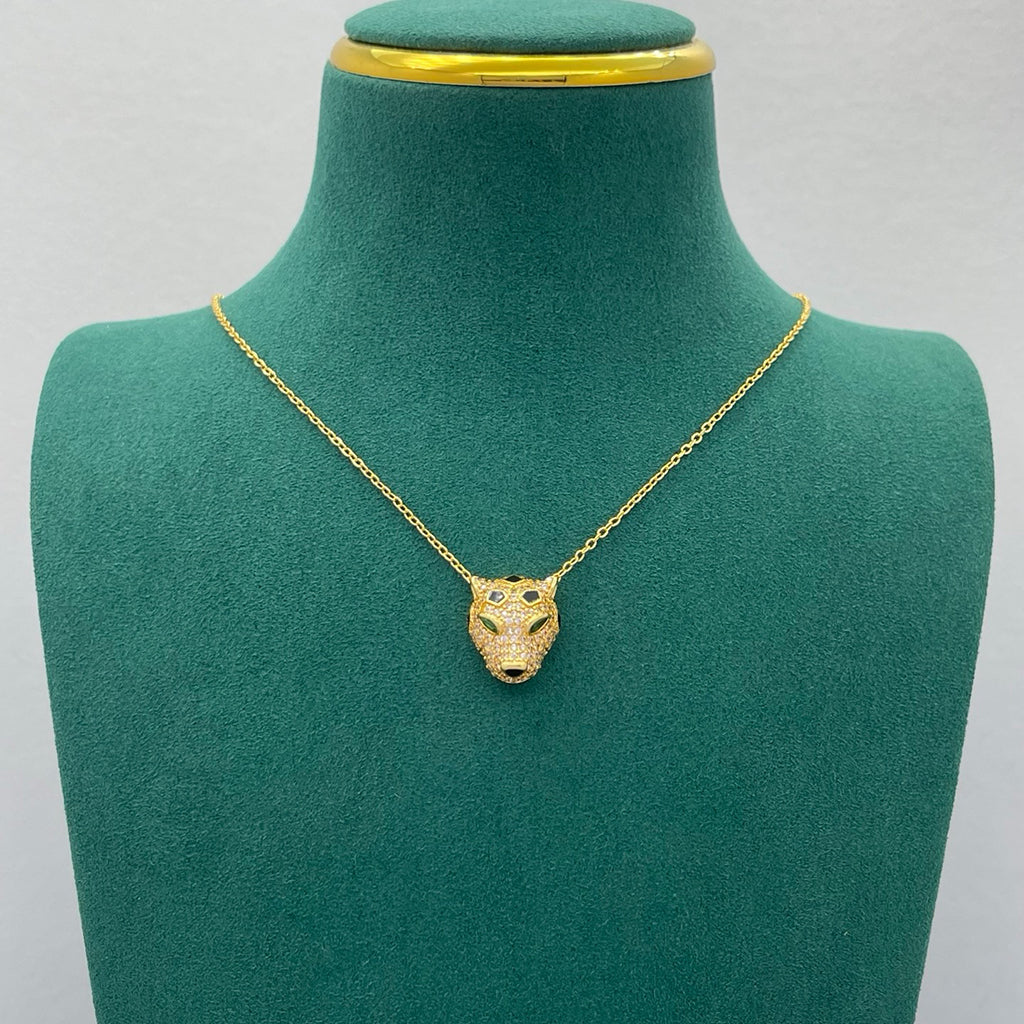 [Triumph Jewelry]PANTHERE FULL DIAMOND NECKLACE