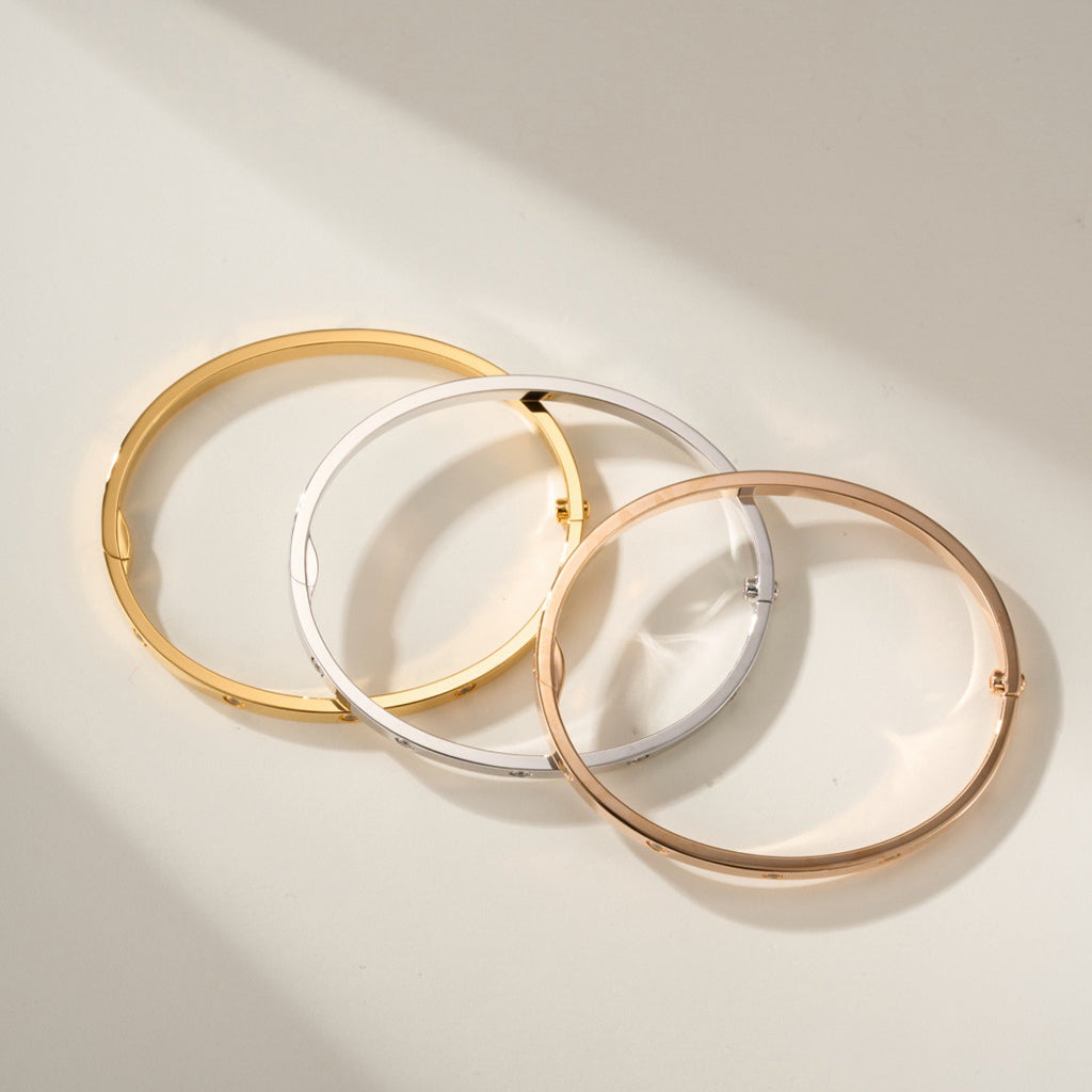 [Triumph Jewelry]LOVE BRACELET 3.65MM 10 DIAMONDS