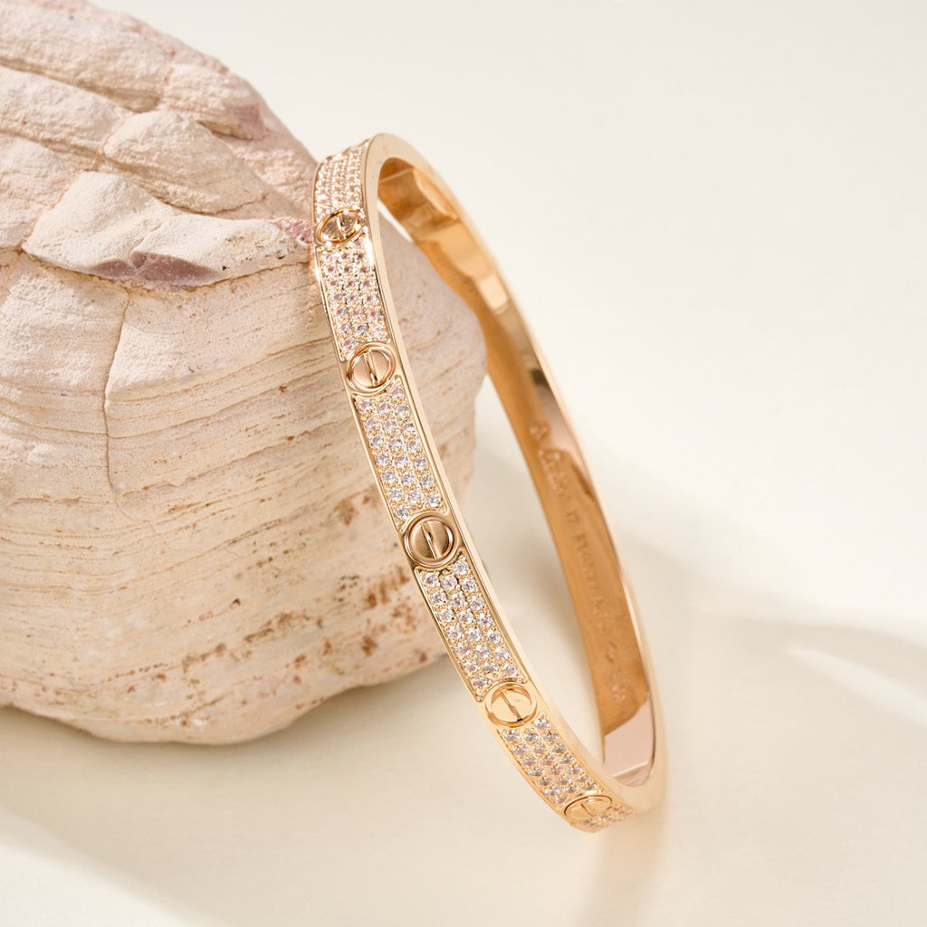 [Triumph Jewelry]LOVE BRACELET 4.8MM DIAMOND-PAVED