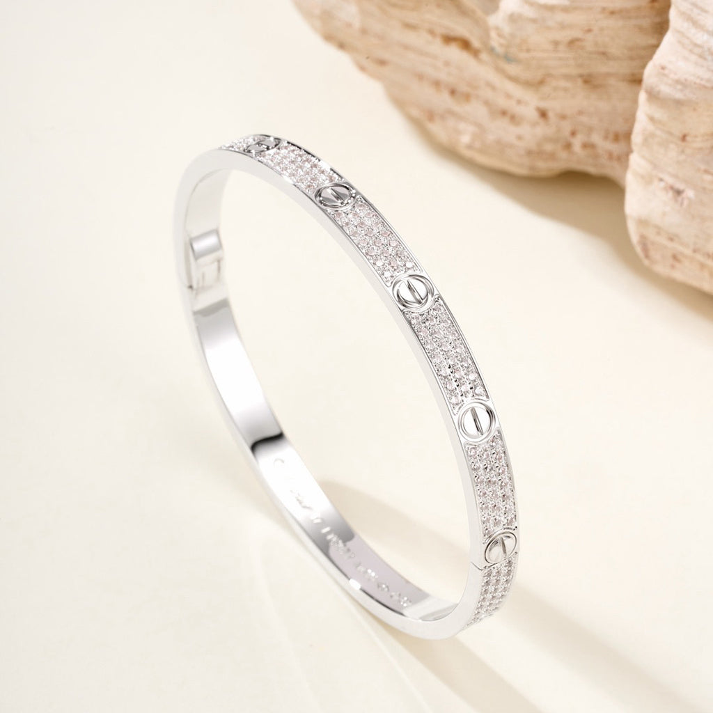 [Triumph Jewelry]LOVE BRACELET 4.8MM DIAMOND-PAVED