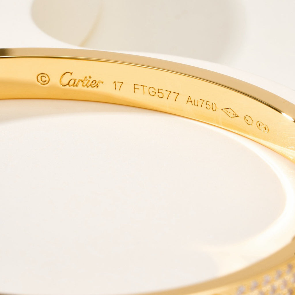 [Triumph Jewelry]LOVE BRACELET 4.8MM DIAMOND-PAVED