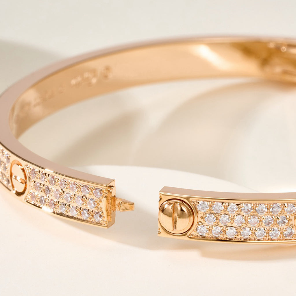 [Triumph Jewelry]LOVE BRACELET 4.8MM DIAMOND-PAVED