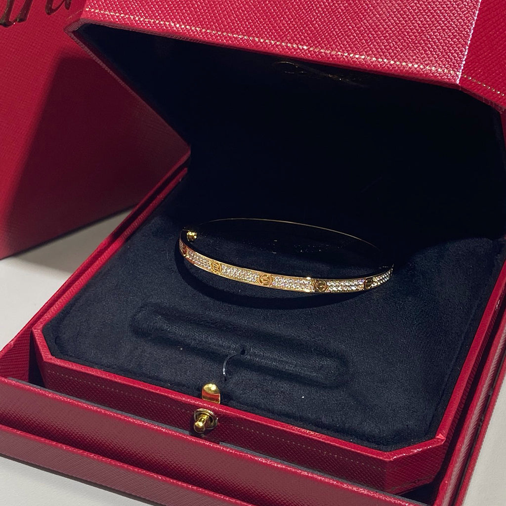 [Triumph Jewelry]LOVE BRACELET 3.65MM DIAMOND-PAVED