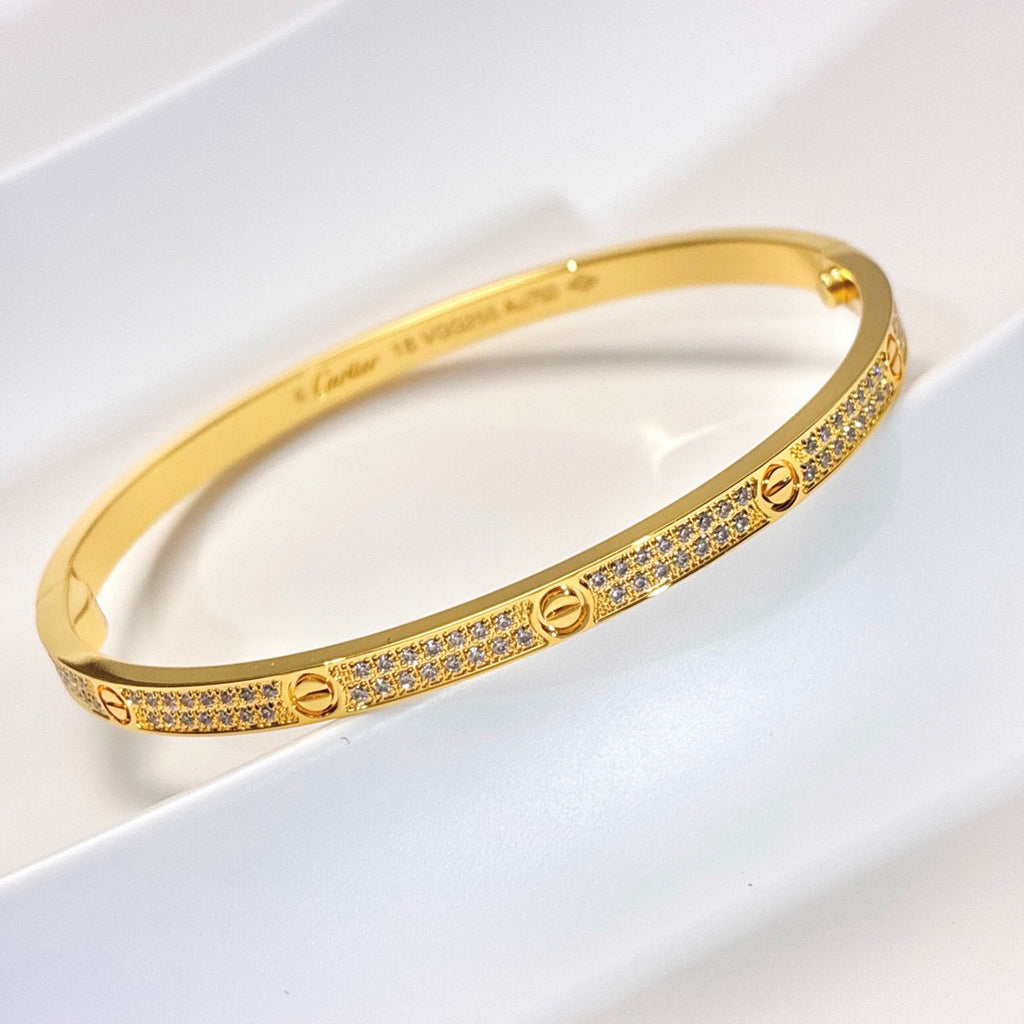 [Triumph Jewelry]LOVE BRACELET 3.65MM DIAMOND-PAVED
