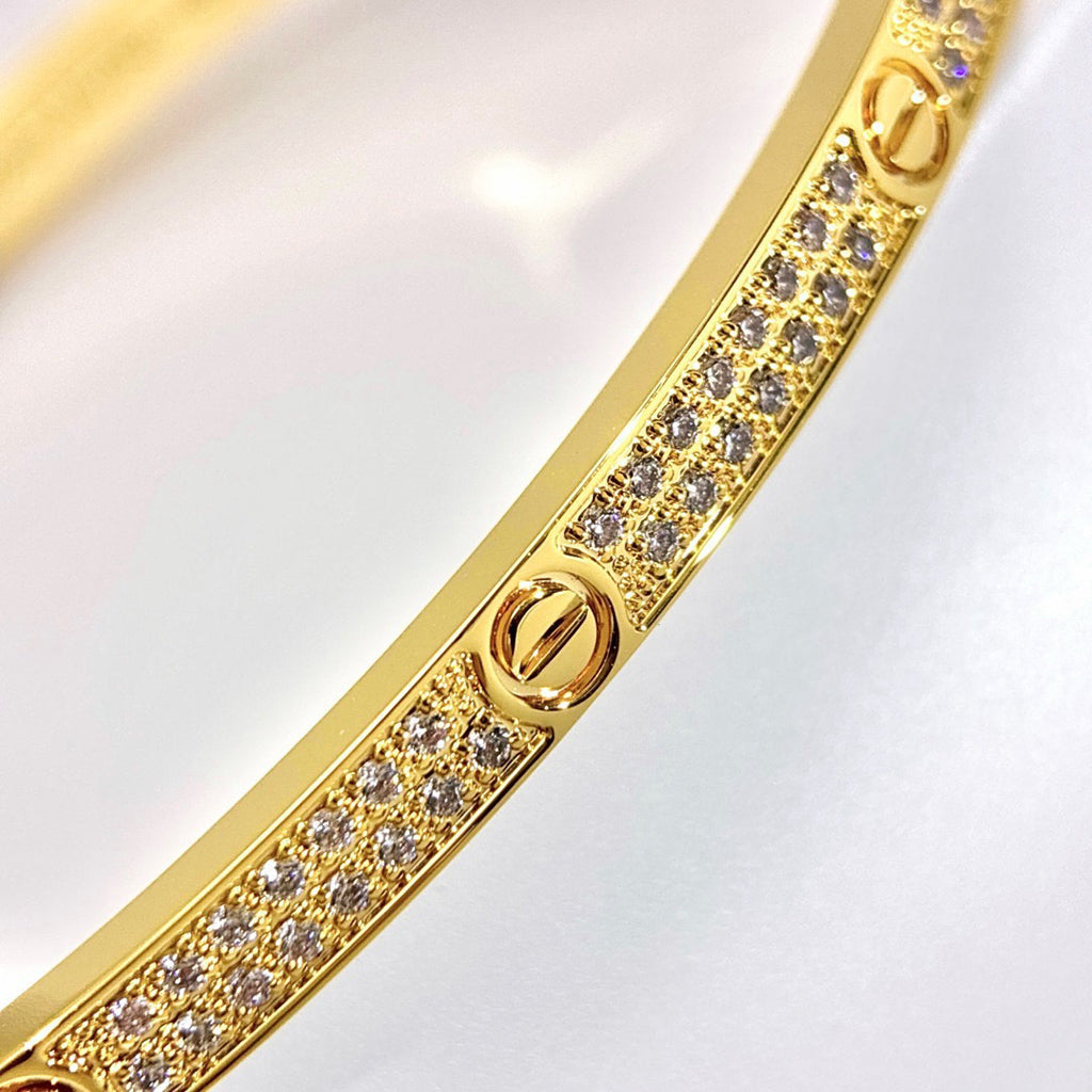 [Triumph Jewelry]LOVE BRACELET 3.65MM DIAMOND-PAVED