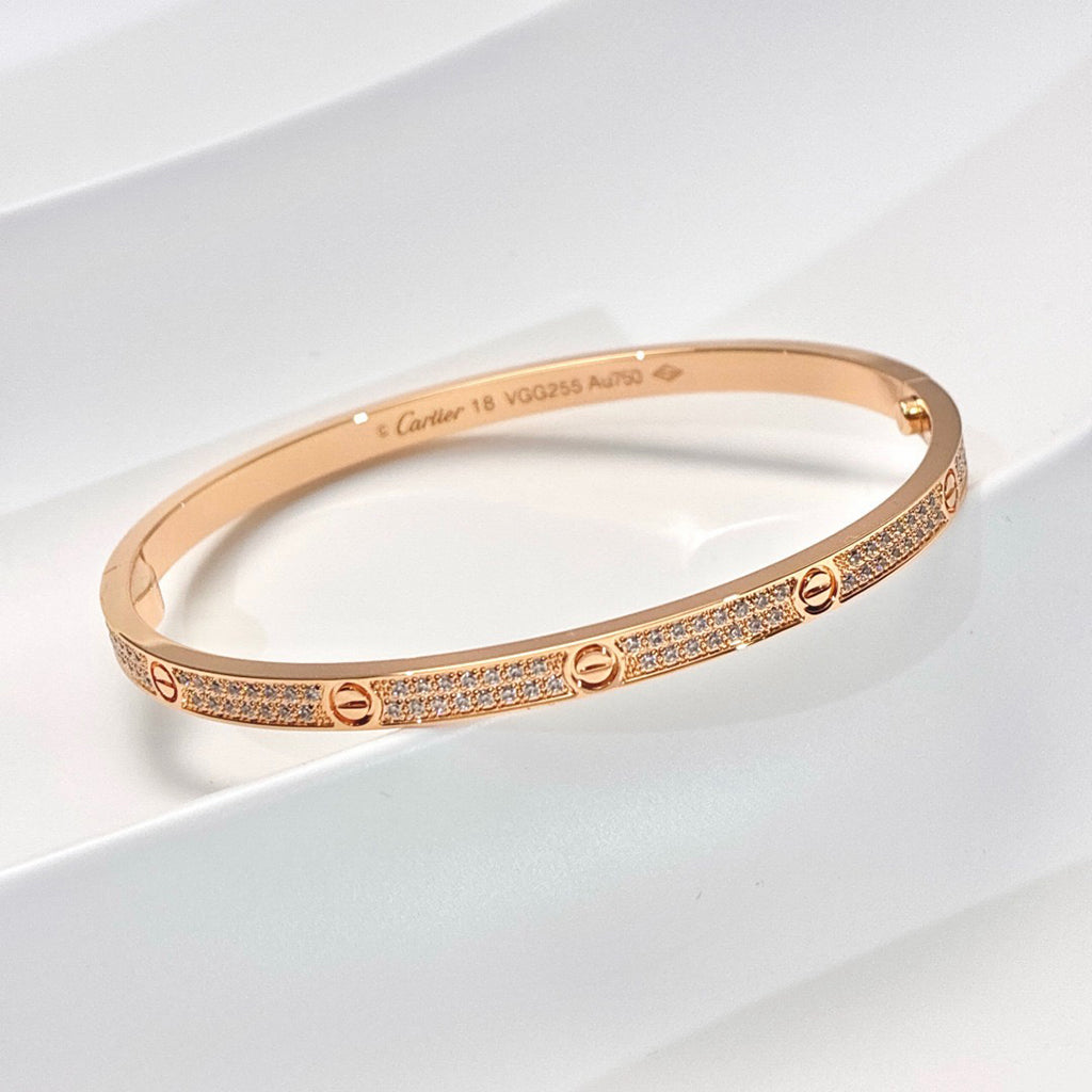 [Triumph Jewelry]LOVE BRACELET 3.65MM DIAMOND-PAVED
