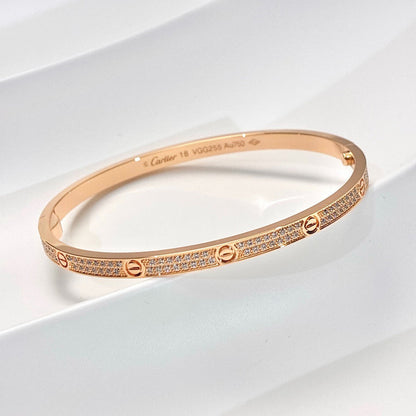 [Triumph Jewelry]LOVE BRACELET 3.65MM DIAMOND-PAVED