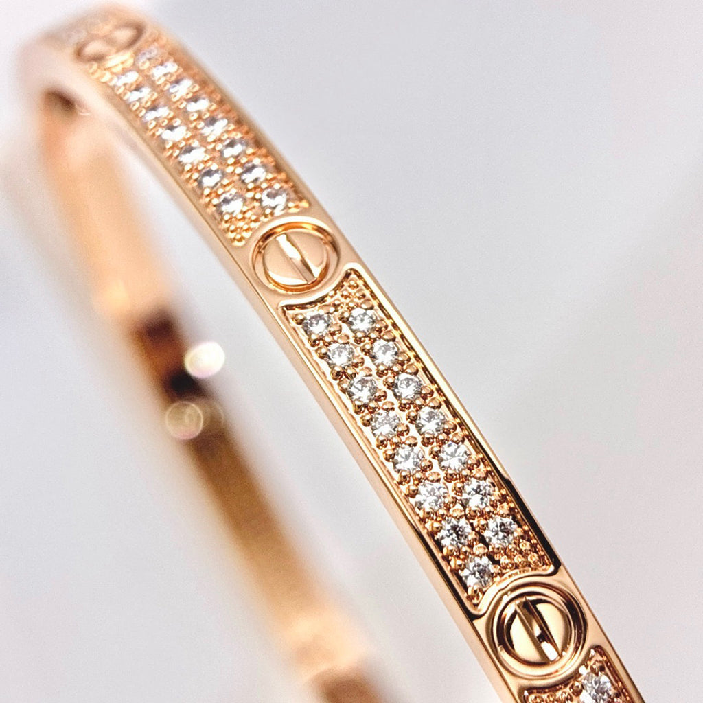 [Triumph Jewelry]LOVE BRACELET 3.65MM DIAMOND-PAVED