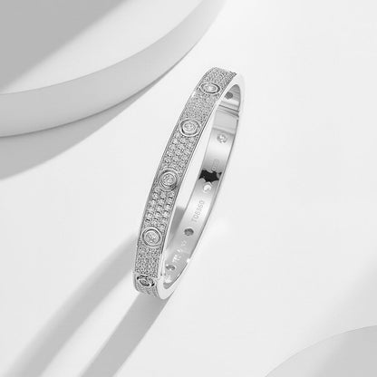 [Triumph Jewelry]LOVE BRACELET 6.1MM DIAMOND-PAVED 10 BIG DIAMONDS