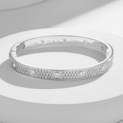 [Triumph Jewelry]LOVE BRACELET 6.1MM DIAMOND-PAVED 10 BIG DIAMONDS