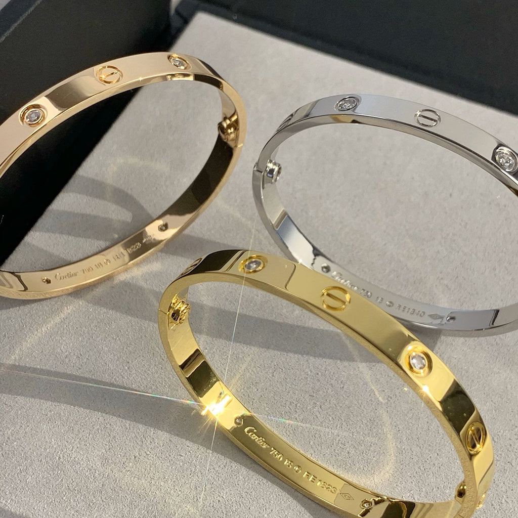 [Triumph Jewelry]LOVE BRACELET 6.1MM 4 DIAMONDS