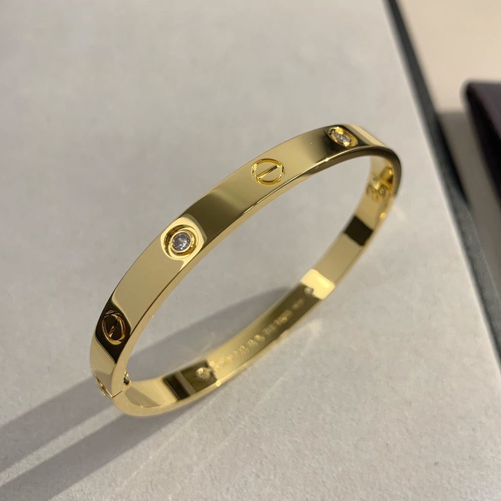 [Triumph Jewelry]LOVE BRACELET 6.1MM 4 DIAMONDS