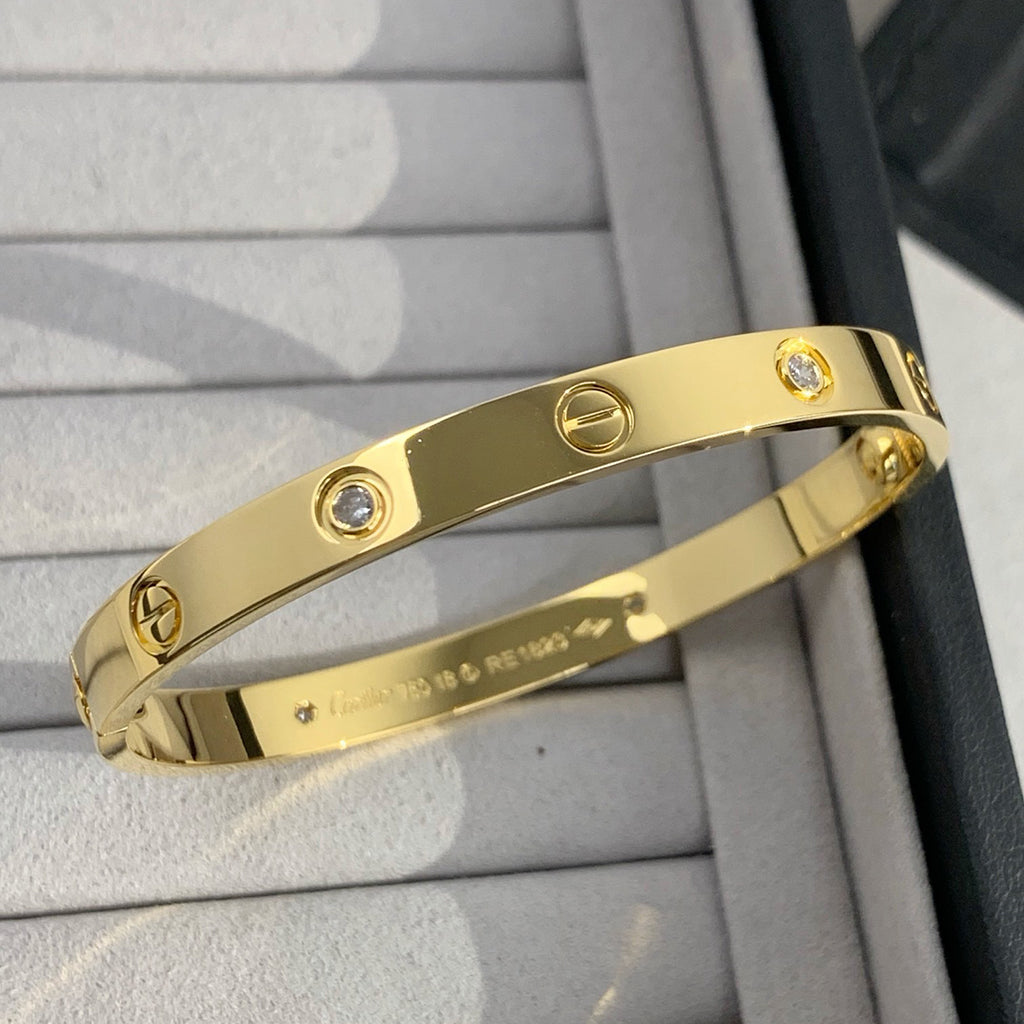 [Triumph Jewelry]LOVE BRACELET 6.1MM 4 DIAMONDS