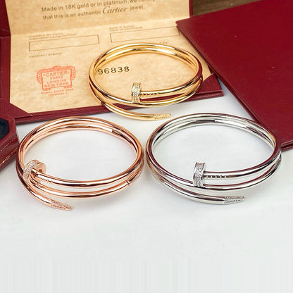 [Triumph Jewelry]JUSTE BRACELET 3.5MM DOUBLE ROW DIAMOND