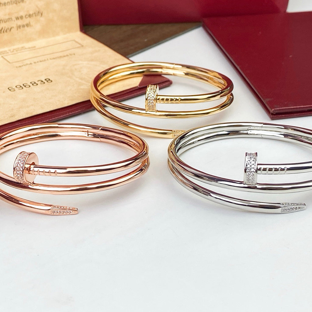 [Triumph Jewelry]JUSTE BRACELET 3.5MM DOUBLE ROW DIAMOND