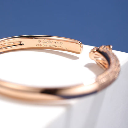 [Triumph Jewelry]PANTHERE FULL DIAMOND OPEN BRACELET