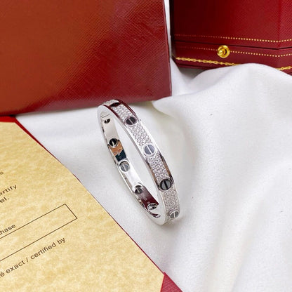 [Triumph Jewelry]LOVE BRACELET 6.1MM DIAMOND-PAVED CERAMIC