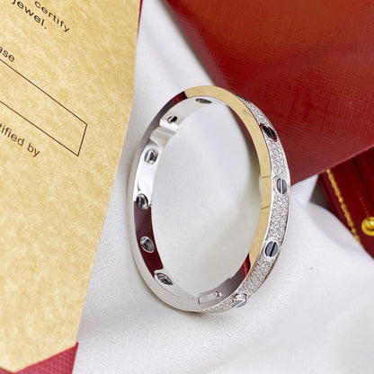[Triumph Jewelry]LOVE BRACELET 6.1MM DIAMOND-PAVED CERAMIC