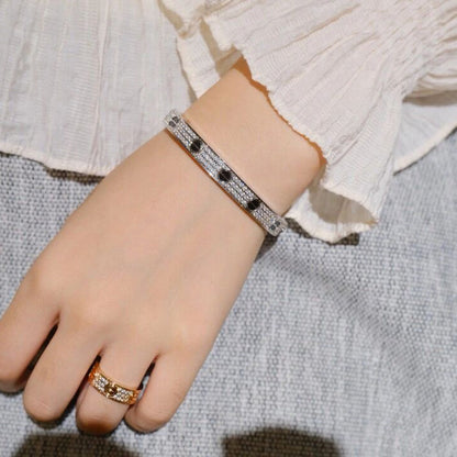 [Triumph Jewelry]LOVE BRACELET 6.1MM DIAMOND-PAVED CERAMIC