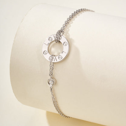 [Triumph Jewelry]LOVE BRACELET 2 DIAMOND
