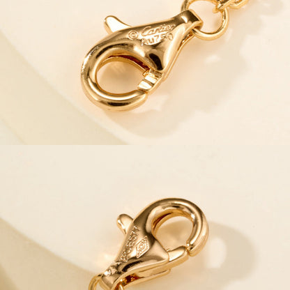[Triumph Jewelry]LOVE DOUBLE RING FULL DIAMOND BRACELET