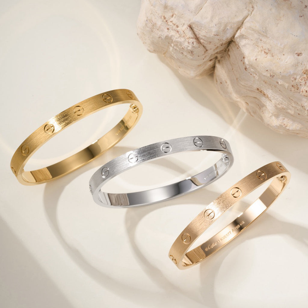 [Triumph Jewelry]LOVE BRACELET 6.1MM BRUSHED